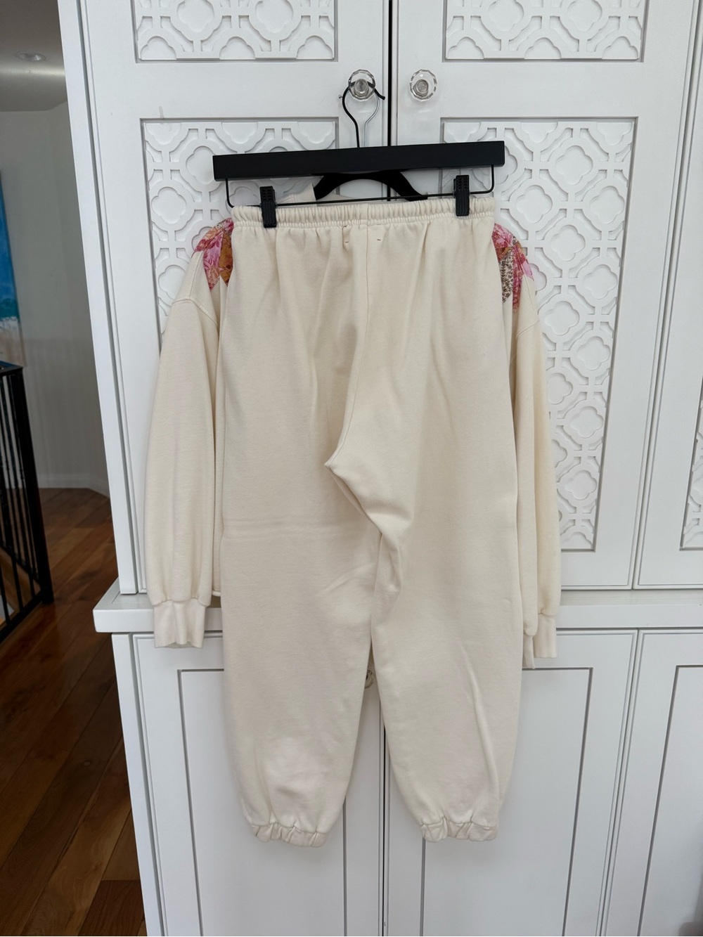 XIRENA Cream Embroidered Shoulder Star Sweatsuit - Picture 6 of 7